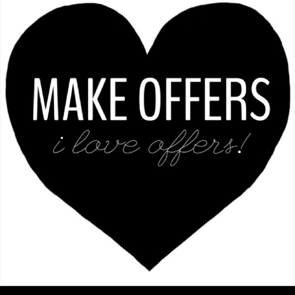 I welcome all reasonable offers!